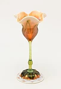 Flower-Shaped Vase by Louis Comfort Tiffany, (American, 1848–1933)