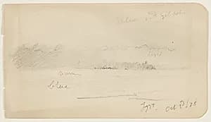 Foggy Lake, Maine by Frederic Edwin Church, American, 1826–1900
