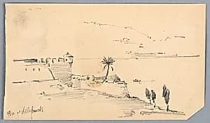Fort at Villefranche by Arnold William Brunner, American, 1857–1925