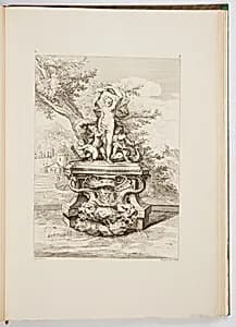 Fountain Design by Gilles-Marie Oppenord, French, 1672–1742