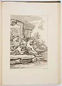 Fountain Design by Gilles-Marie Oppenord, French, 1672–1742