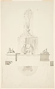 Fountain by Giuseppe Valadier, Italian, 1762–1839