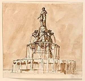 Fountain by Giuseppe Barberi, Italian, 1746–1809