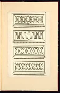 Four Balustrade Designs by Jean-Baptiste Fay, French, active 1765 – 1790s