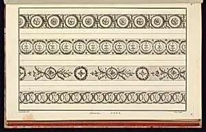 Four Border Designs by Richard de Lalonde, French, active 1780–96
