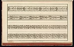 Four Border Designs by Richard de Lalonde, French, active 1780–96