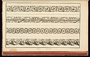 Four Border Designs by Richard de Lalonde, French, active 1780–96
