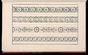 Four Border Designs by Richard de Lalonde, French, active 1780–96