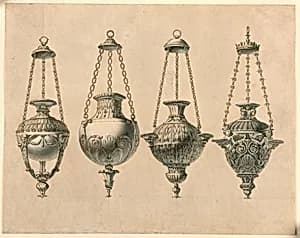 Four Incenseures by Unknown