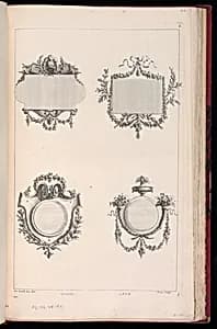 Frame Designs by Richard de Lalonde, French, active 1780–96