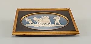Framed plaque