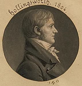 Francis Hollingsworth by Charles Balthazar Julien Févret de Saint-Mémin, 12 Mar 1770 - 23 Jun 1852