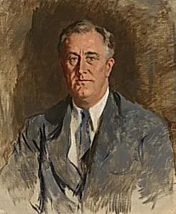 Franklin Delano Roosevelt by Ellen Gertrude Emmet Rand, 4 Mar 1875 - 18 Dec 1941