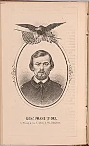 Franz Sigel by Louis Prang Lithography Company, active 1856 - 1899