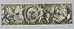 Frieze by Jean Le Pautre, French, 1618–1682