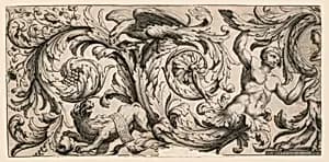 Frieze by Jean Le Pautre, French, 1618–1682