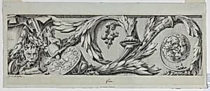 Frieze with Rinceau by Jean-Charles Delafosse, French, 1734 – 1789