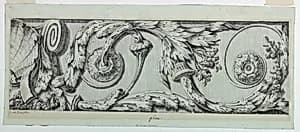 Frieze with Rinceau by Jean-Charles Delafosse, French, 1734 – 1789