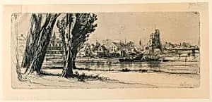 Fulham by Francis Seymour Haden, English, 1818–1910