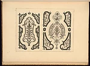 Garden Designs by Jean Berain, the elder, French, 1640-1711