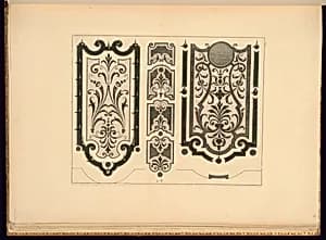 Garden Designs by Jean Berain, the elder, French, 1640-1711
