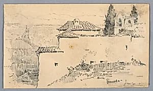 Garden Wall, Granada by Arnold William Brunner, American, 1857–1925