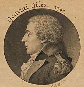 General Giles by Charles Balthazar Julien Févret de Saint-Mémin, 12 Mar 1770 - 23 Jun 1852