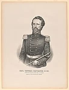 General Nathaniel Lyon by Thomas S. Wagner Lithography Co., active 1840 - 1865?