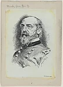 George Gordon Meade by Jacques Reich, 10 Aug 1852 - 8 Jul 1923
