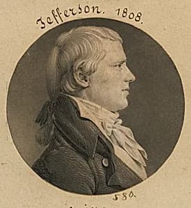 George Jefferson, Jr. by Charles Balthazar Julien Févret de Saint-Mémin, 12 Mar 1770 - 23 Jun 1852