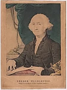 George Washington by Nathaniel Currier, 27 Mar 1813 - 20 Nov 1888