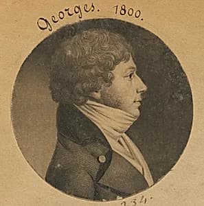 Georges by Charles Balthazar Julien Févret de Saint-Mémin, 12 Mar 1770 - 23 Jun 1852