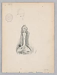 Glass bottle by Robert Frederick Blum, American, 1857–1903