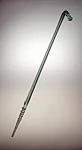 Green Glass Cane by Unidentified