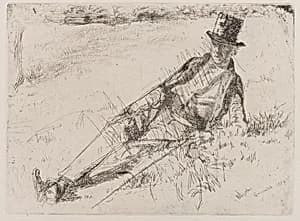 Greenwich Pensioner by James McNeill Whistler (1834-1903)