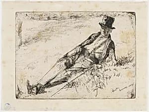 Greenwich Pensioner by James McNeill Whistler (1834-1903)