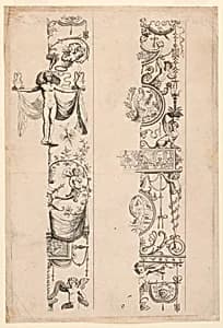 Grotesque Ornament by Jacques Androuet Du Cerceau the Elder, French, ca. 1515 - after 1584