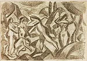 Group of Nudes by Carl Newman