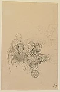 Group of travelers by James McNeill Whistler (1834-1903)