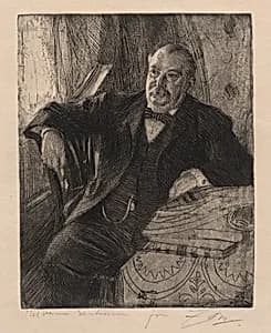Grover Cleveland by Anders Leonard Zorn, 18 Feb 1860 - 1920