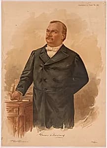 Grover Cleveland by Joseph Keppler, 1 Feb 1838 - 19 Feb 1894