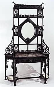 Hall stand by Coalbrookdale Company, Coalbrookdale, Shropshire, England, founded 1709