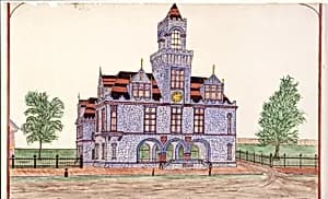 Hampton County Courthouse by Lawrence W. Ladd, active 1865-1895
