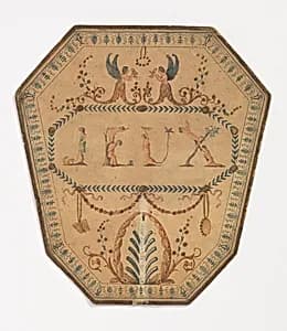 Handscreen leaf by Unknown