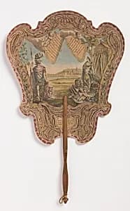 Handscreen by Louis XV, King of France, 1715–1774