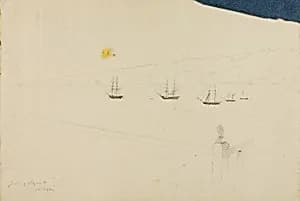 Harbor of Beiyrout by Miner Kilbourne Kellogg