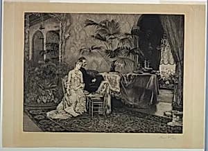 Harmony by Henri Felix Vion, French, 1854 - 1891