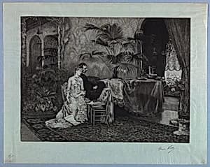 Harmony by Henri Felix Vion, French, 1854 - 1891