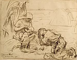 Harvest Rest by Léon Augustin L'hermitte, French