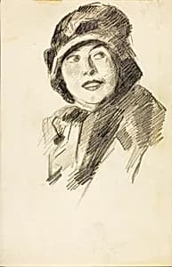 Head of Woman by Carl Newman
